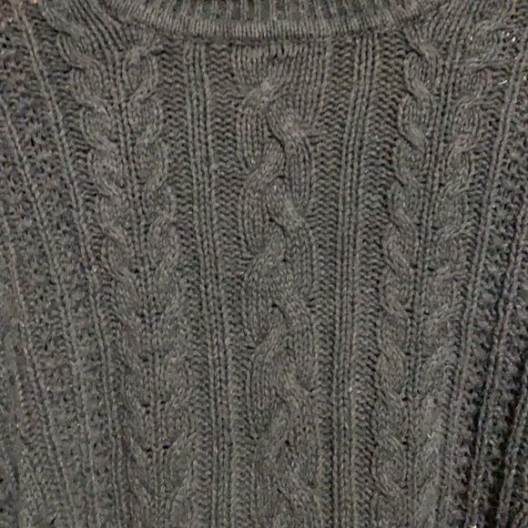 Vintage chunky cableknit turtleneck - Picture 3 of 5